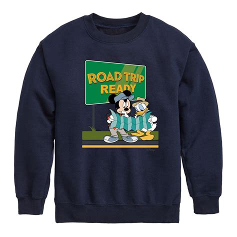 donald duck fleece sweatshirt.